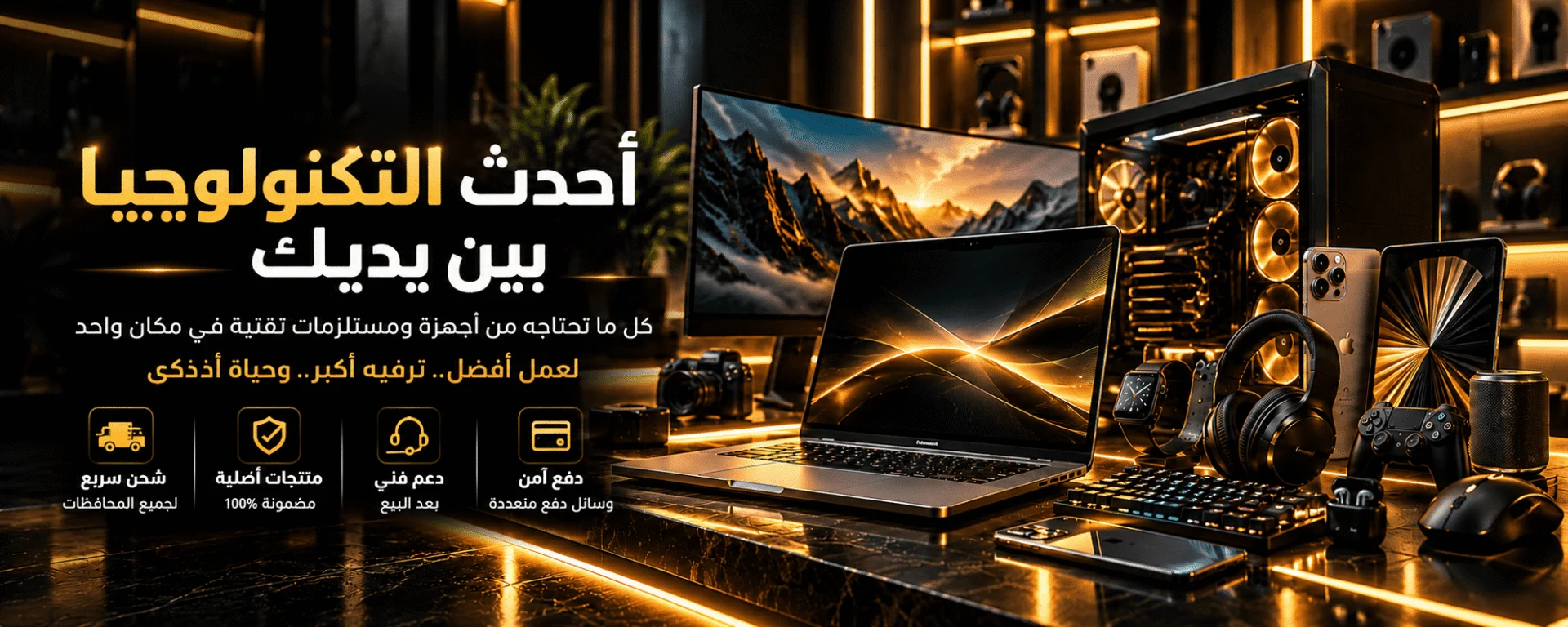 أحدث التكنولوجيا بين يديك — M&S TECH STORE